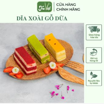 Dĩa xoài gỗ dừa - Tre Việt - Công Ty TNHH Sản Xuất Thương Mại Xuất Nhập Khẩu Khai Nguyên
